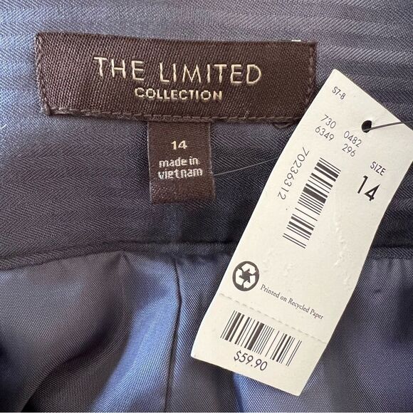NWT The Limited Collection lined dress skirt w/pockets dark grey SIZE 14 WOMEN - Picture 3 of 16